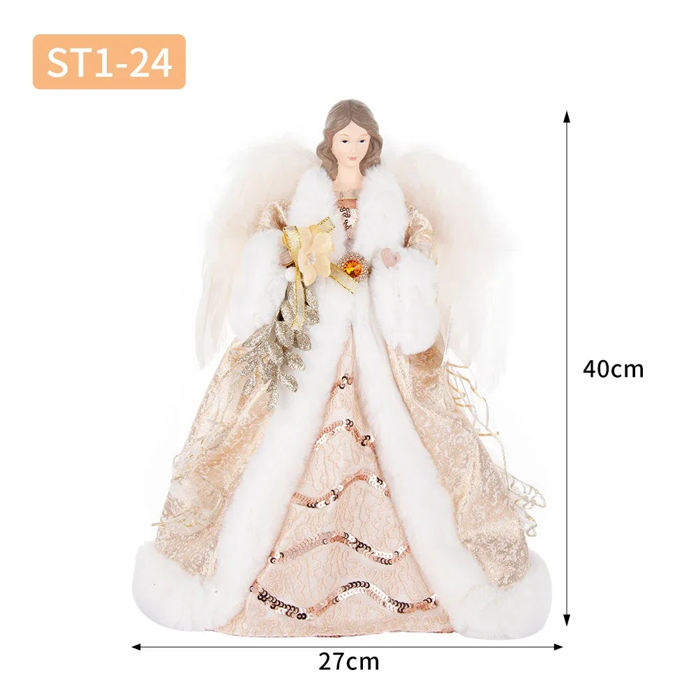 Grande poupée Ange de Noël (40 cm)