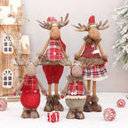 Grande peluche Renne de Noël