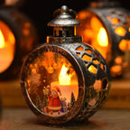 Veilleuse de Noël lumineuse – Scène enneigée