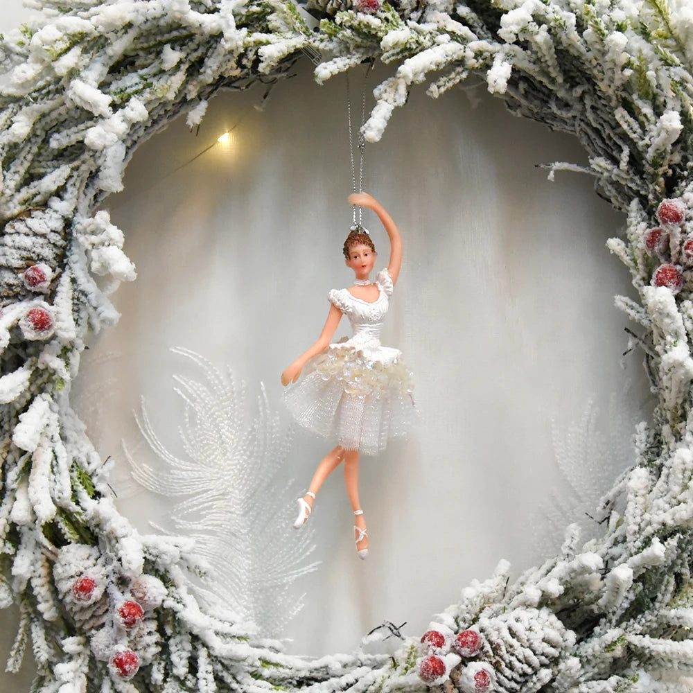 Ange danseuse étoile à suspendre dans le sapin