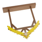 Étable de crèche en bois