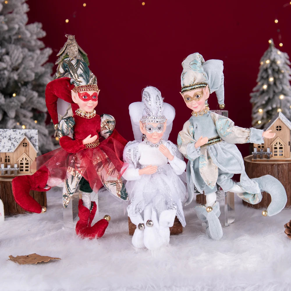 Lutins de Noël féeriques 45 cm