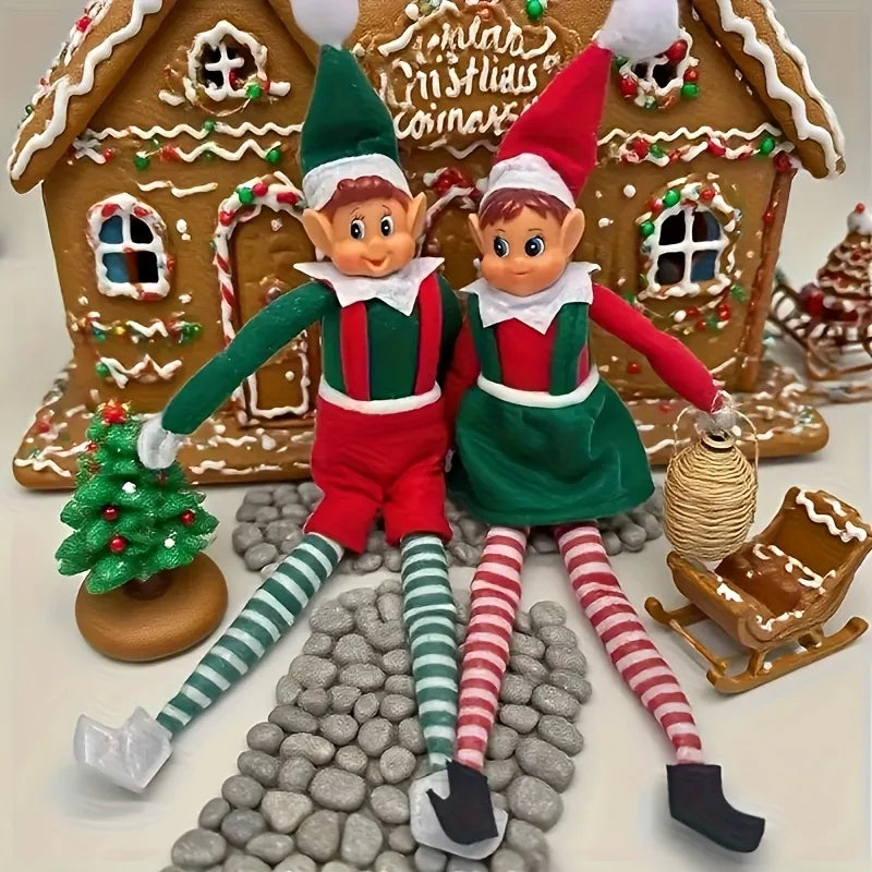 Lutins farceurs en peluche articulés – Lutin, lutine ou duo