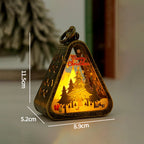 Veilleuse de Noël lumineuse – Scène enneigée