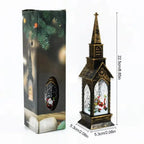 Lanterne église lumineuse de Noël