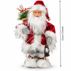 Poupée Père Noël debout en peluche