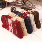 Lot de 5 paires de chaussettes de Noël – Motifs cerf