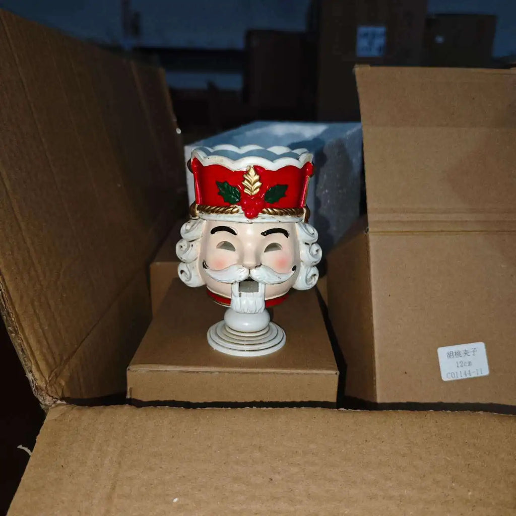 Bougeoir de Noël lumineux en résine