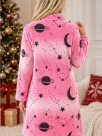 Robe de chambre de Noël en flanelle – Oursons & sucres d'orge