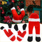 Jambes de lutin farceur pour sapin