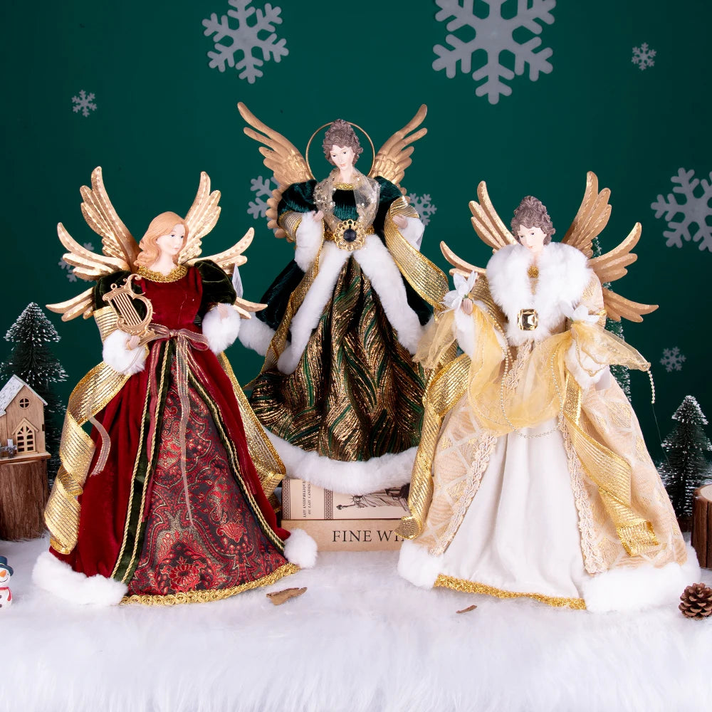 Grande poupée Ange de Noël (40 cm)