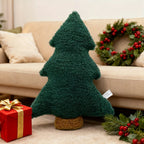 Petit coussin Sapin de Noël en peluche