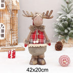 Grande peluche Renne de Noël