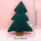 Petit coussin Sapin de Noël en peluche