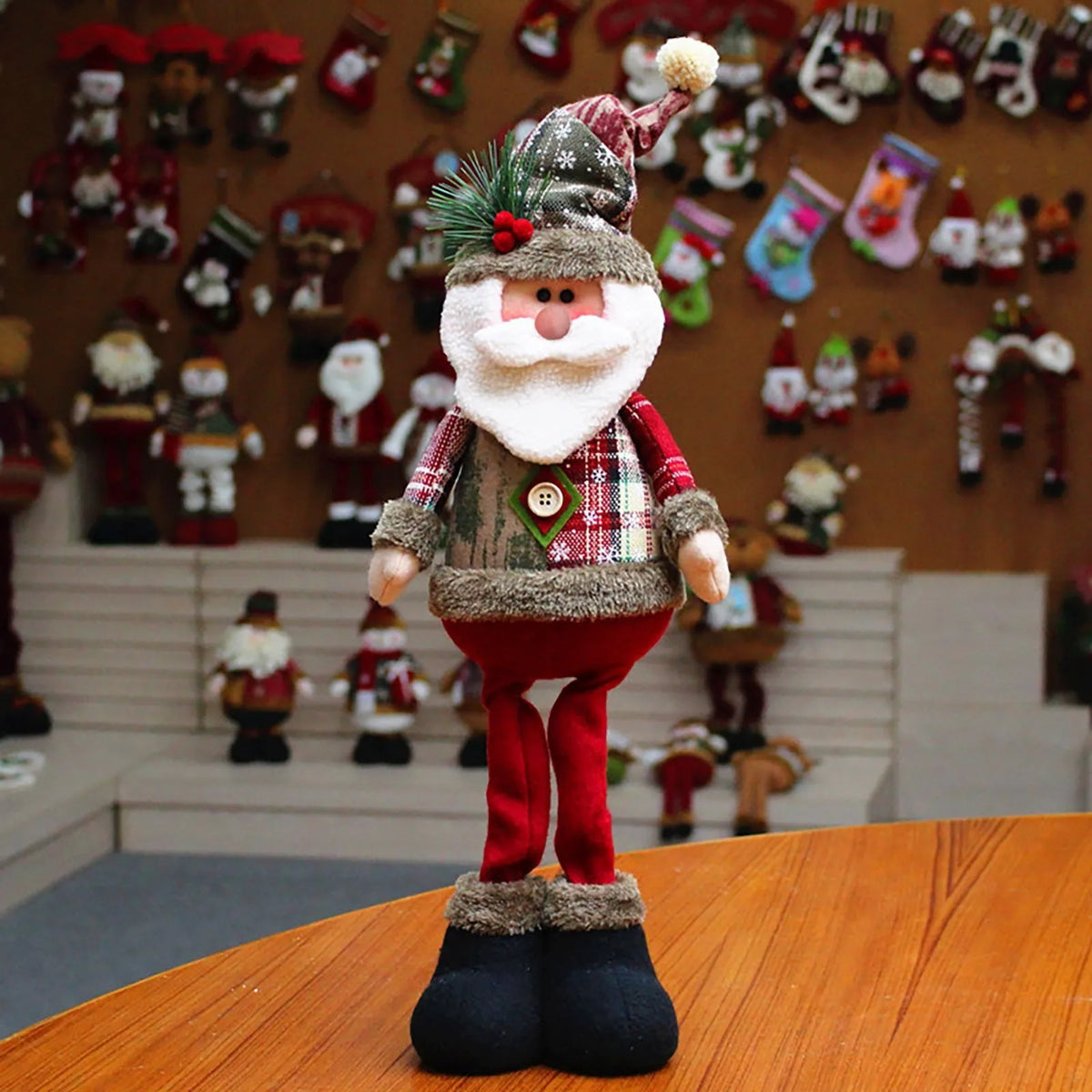 Poupées de Noël Renne, Père Noël & Bonhomme de neige