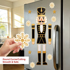 Magnets Casse-noisette noir et or