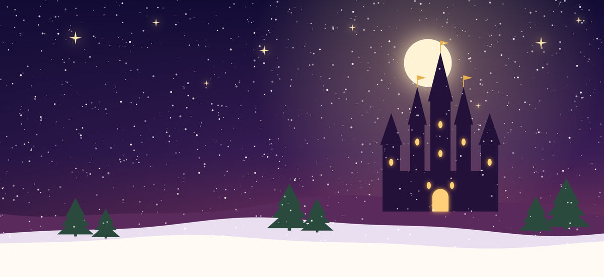 Château féerique sous la neige une nuit de Noël – Clara's Dream