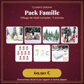 Pack Famille village de Noël