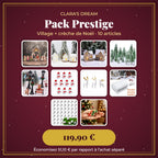 Pack Prestige village et crèche de Noël